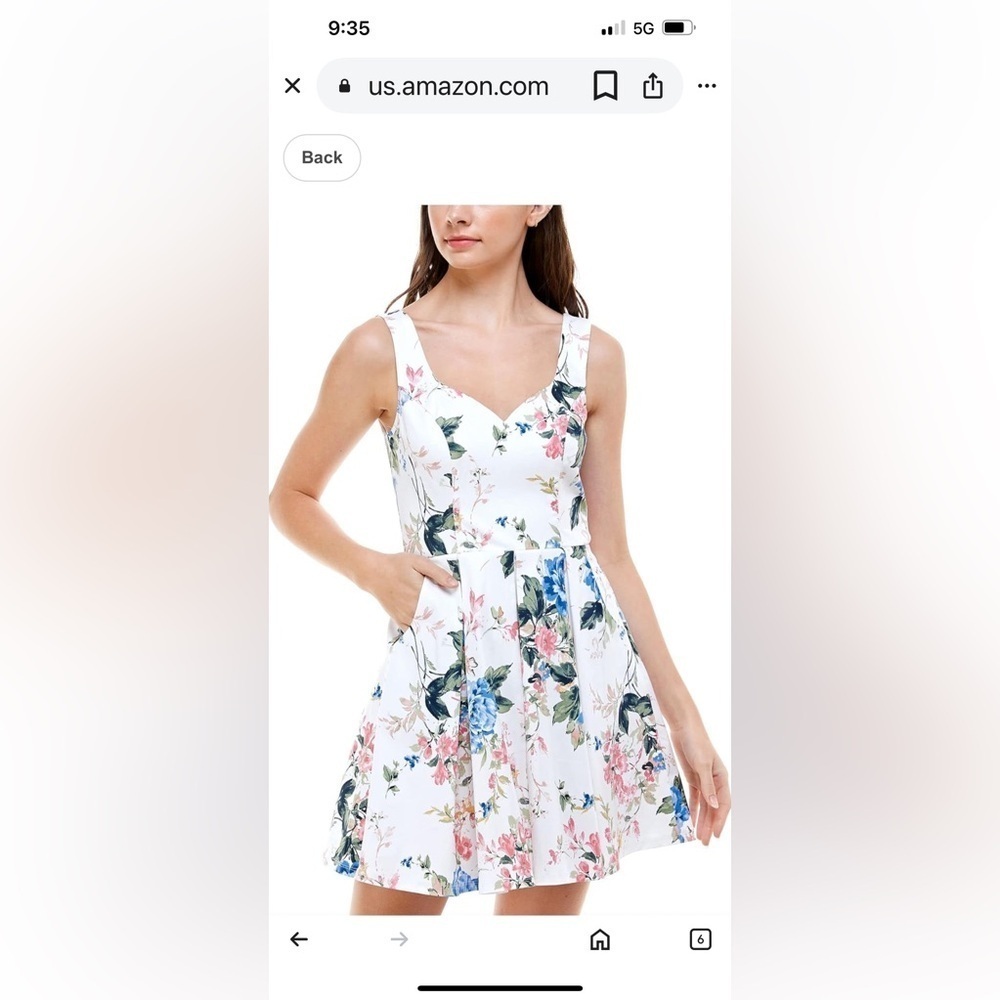 Trixi clothing company, girls, sleeveless floral dress, sundress, summertime 7 - Picture 7 of 11